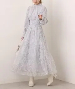ナイスクラップ バックリボンロングワンピースのサムネイル