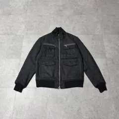 00s archive ギミック ウール 短丈ブルゾン グランジ y2k