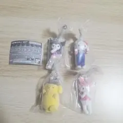 サンリオキャラクターズ ミニチュアチャーム　ライブキャラクター　4種セット