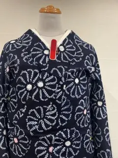 有松絞り 浴衣 流水と花 うっすらシミあり 中古美品 - メルカリ