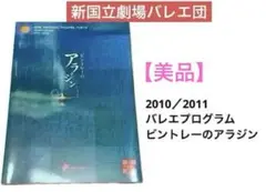 [상태 양호] 뉴 내셔널 시어터 발레단 2010/2011 발레 프로그램 알라딘 바이 빈틀리