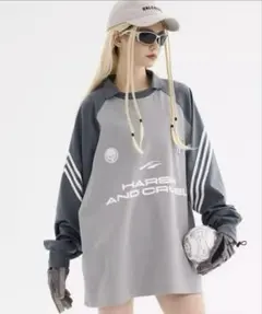 Harsh and Cruel フットボールシャツ　ユニセックス