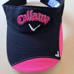 Callaway 黒ピンク バイザー 調整可能
