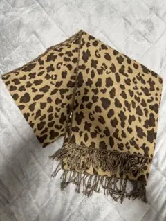 レオパード柄　マフラー　ヒョウ柄