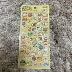 韓国 ボンボンドロップシール ねこ 猫 ネコ