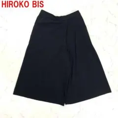 A6794 ヒロコビス ヒロココシノ ガウチョパンツ アンクル丈 黒 11