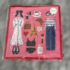 新品未使用　IENA ENFANT フェイラー　別注 AMOR ハンカチ レッド