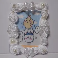 ホイップデコ トレカケース 白 ホワイト リボン パール ロリータ 推し活グッズ