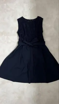 パーティードレス　ネイビードレス