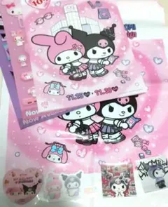 渋谷109コラボマイメロディ & クロミ ステッカー