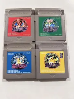 ポケットモンスター ゲームボーイ ソフト 4本セット