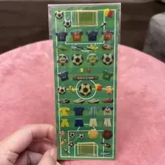 サッカー　シール　部活