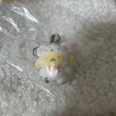 ふわふわスノー　めじるしアクセサリー ポムポムプリン