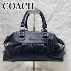 美品 USA OLD COACH 15445 ターンロック　ショルダー ブラック