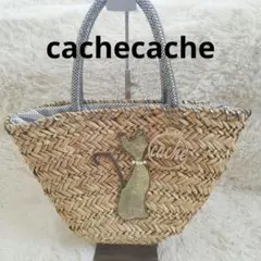 cachecache カシュカシュ ネコモチーフ かごバッグのサムネイル