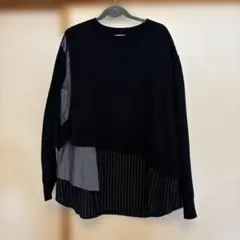 Parc.1 ブラック 長袖ニット