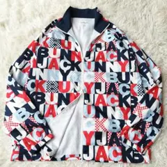 極美品✨ジャックバニー　ダブルジップジャケット　希少総ロゴ　5　パーリーゲイツ