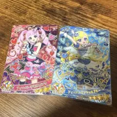 ひみつのアイプリ フィーバーデビルピンク、フィーバーエンジェルブルー2枚セット