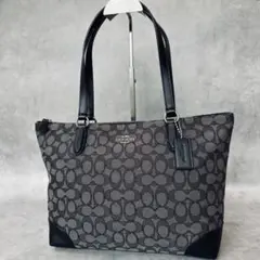 COACH Signature Tote Bag One Shoulder