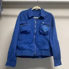 青色カジュアルジャケット