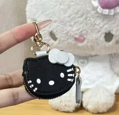 ハローキティ チャーム型コイン ブラック