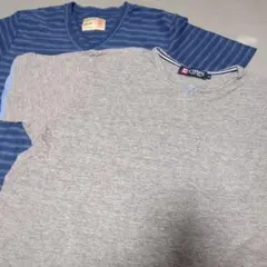 Tシャツ 半袖 CHAPS ノーブランド Lサイズ 2枚セット［古着］