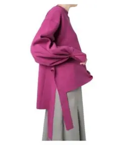 【美品】LECIELBULE smooth wool tops ニット