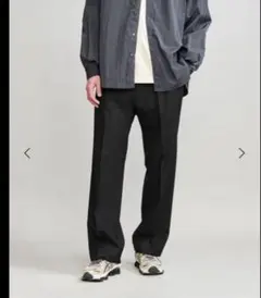 ＜H＞ハイデンシティ トロピカルウール フレアスラックス