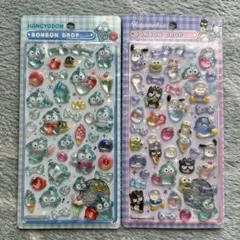 U*.様 【国内正規品】ボンボンドロップシール 2枚セット はぴだんぶい ハンギ