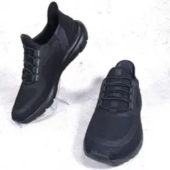 【人気デザイン】新品 PUMA【25】ハンズフリー スリッポン スニーカー 黒