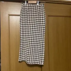 ハウンドトゥースパターン タイトスカート