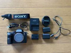 極美品SONY α7III 本体 ミラーレス一眼 ストラップ予備バッテリー充電