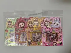 ラブブ labubuシール 4個セット