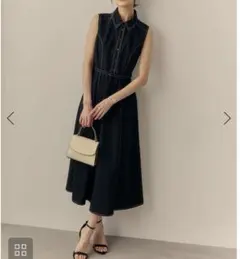anuans♡ステッチデザインノースリワンピースのサムネイル