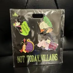ディズニーヴィランズ スカー アースラ マレフィセント ジャファー ピンバッジ