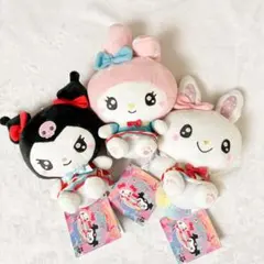 ゆるかわサンリオ　ぬいぐるみANNIVERSARY PARTY 3種セット