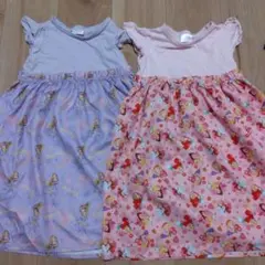 Disney プリンセス ワンピース 2着セット 120