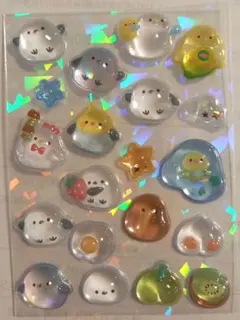 かわいい動物 ボンボンドロップシール　イオン限定ばーど