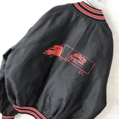 90ｓ ＵＳＡ製 Ｈｏｌｌｏｗａｙ スタジャン ヴィンテージ 黒赤 ＸＸＬ