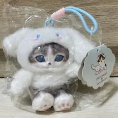 mofusand×サンリオキャラクターズ ぽてふわマスコット(シナモロール)