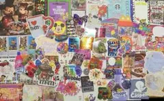 ⑥アメキャラ　　おすそ分けセット　バラシール　バラメモ