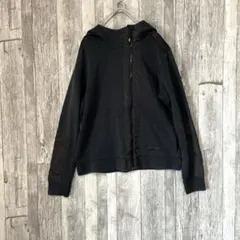 Nike ブラック フルジップ パーカー　ナイキ　XL