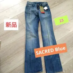 SACRED Blue ブーツカットデニム 23 USA製のサムネイル