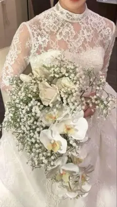 アーティフィシャルフラワーブーケ、クラッチブーケ、ウエディングブーケ、造花ブーケ