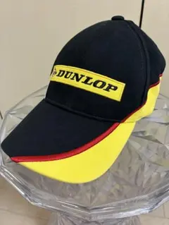 DUNLOP キャップ 帽子 ブラック イエロー
