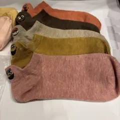 キャラクター刺繍ソックス7足セットレディース22㎝〜25㎝