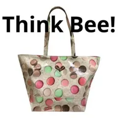 【Think Bee！】シンクビー ナイロン　トートバック　マカロン