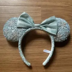 ディズニー ミントグリーン カチューシャ
