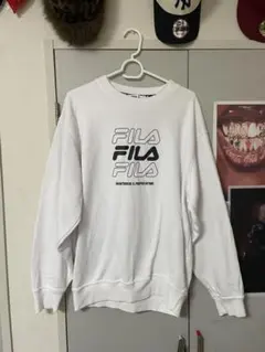 FILA ロゴスウェット ホワイト