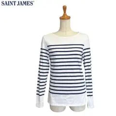 【SAINT JAMES】ボーダーカットソー/ナヴァル/XS★セントジェームス